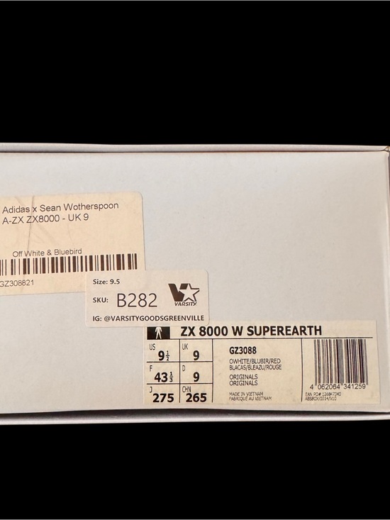 Size 9.5 - Sean Wotherspoon x adidas ZX 8000 A-ZX Series - SuperEarth